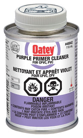 Oatey 31489 Primer/Cleaner, 118 ml, Can, Purple, Liquid